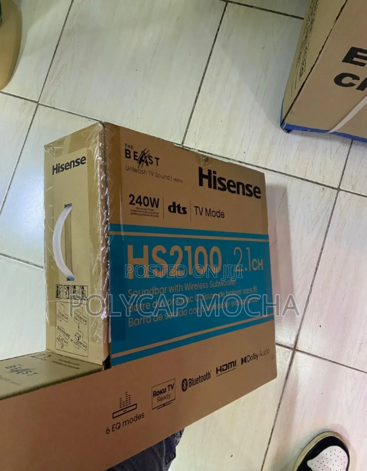 Hisense Hs2100 2.1ch Wireless Soundbar System – Black