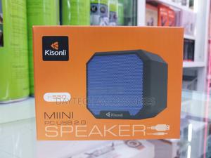 Kisonli I-550 Mini Usb Speaker, A Compact Multimedia Speaker - thumbnail 2
