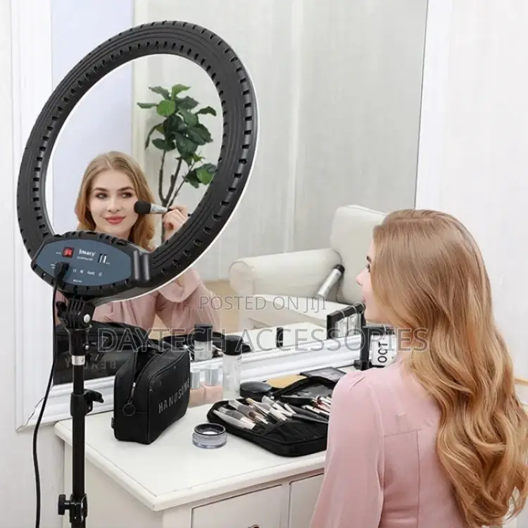 Jmary 19 Inch Selfie Ring Light With Remote + Stand