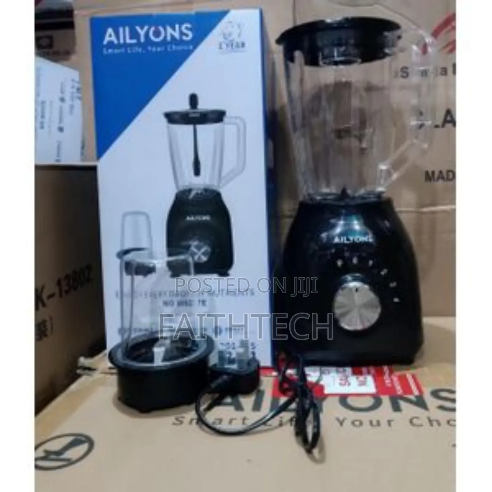 Ailyons Tyb-201. 2 in 1 Countertop Blender Grinder