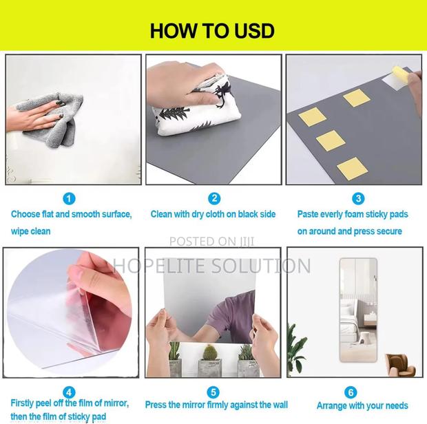 Acrylic Self Adhesive Mirror - thumbnail 5