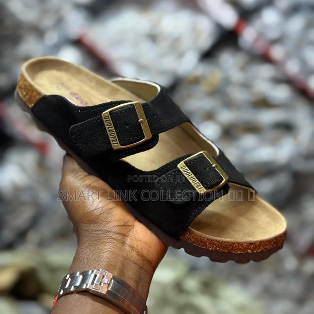 Leather Suede Sandals