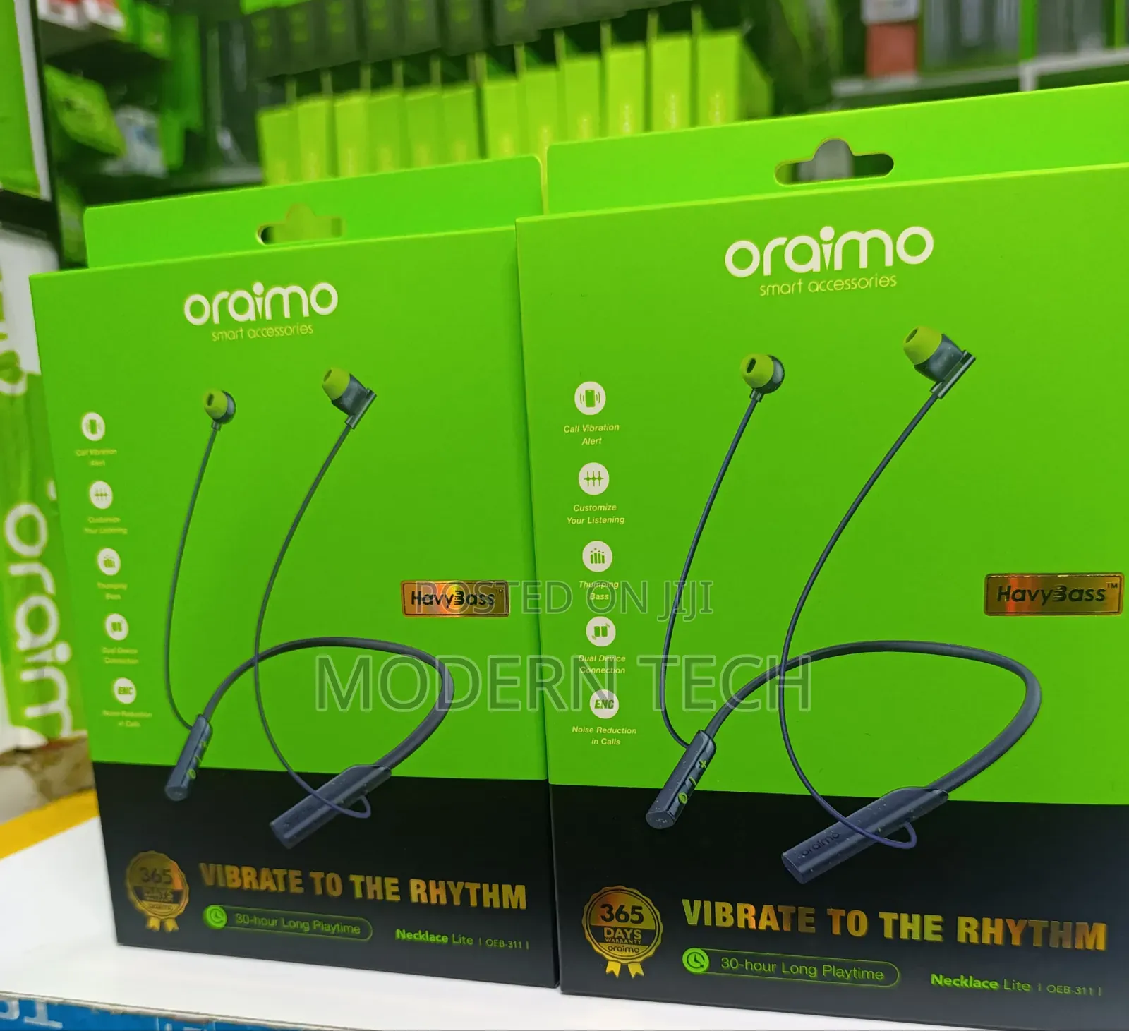 Oraimo Necklace Lite Call Vibration Headphones