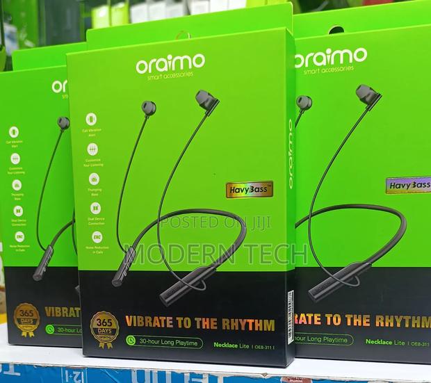 Oraimo Necklace Lite Call Vibration 30hrs Headphones