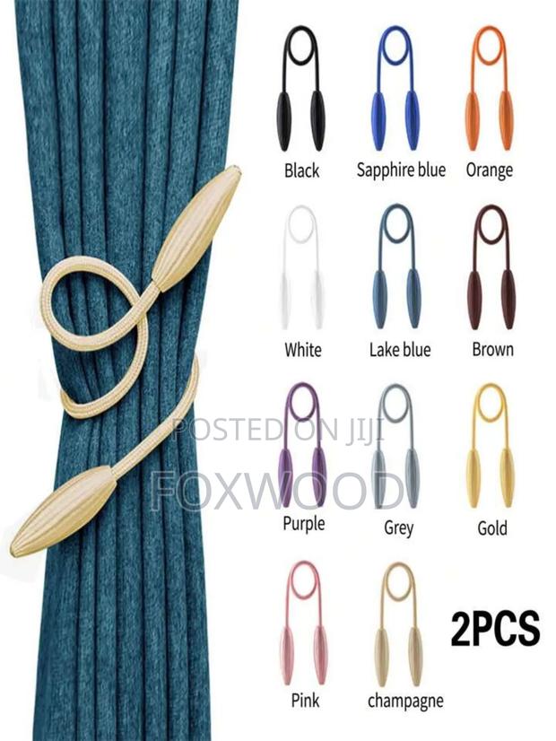 Arbitrary Shape Strong Curtain Tiebacks Pair - thumbnail 3