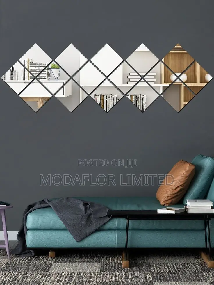Diamond Mirror Stickers – Add Sparkle to Your Walls