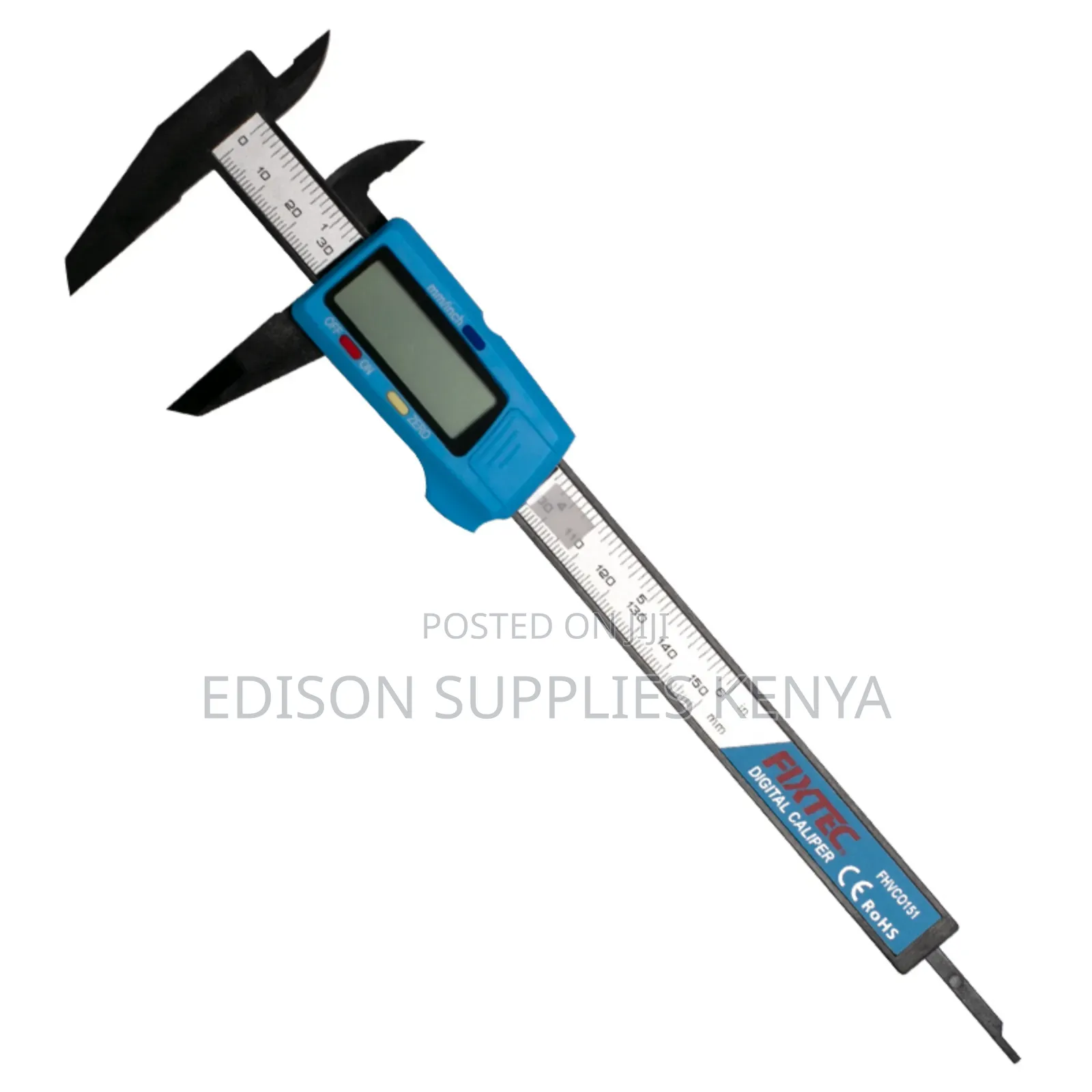 Digital Vernier Caliper Fixtec 150mm 6" Inch Digital Display
