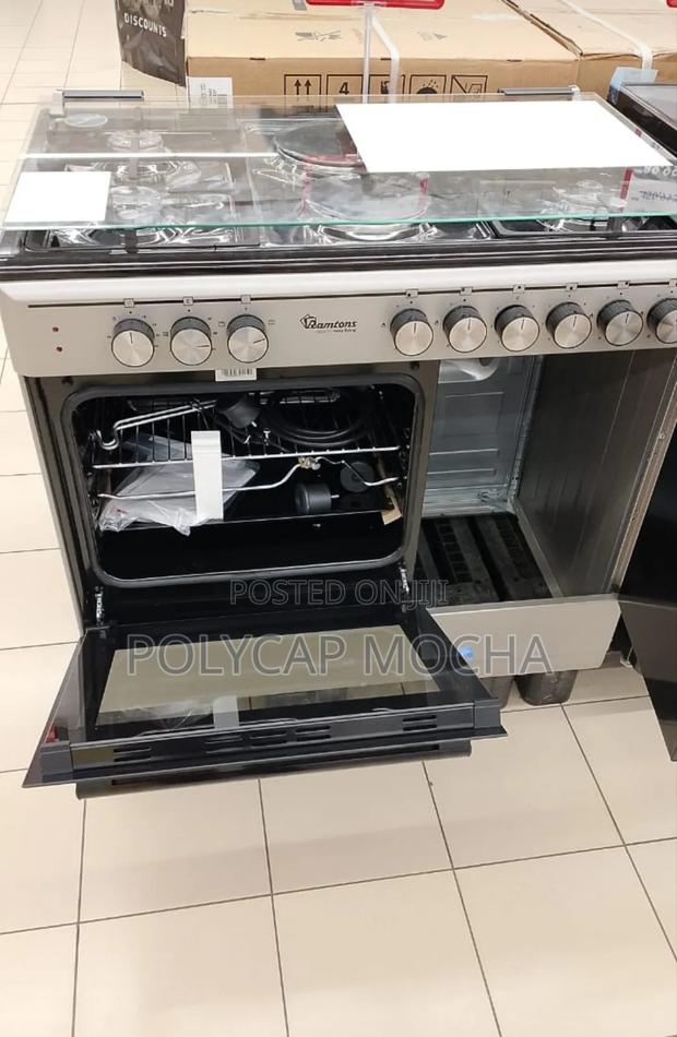Ramtons 4g+2e 60x90 Silver Cooker- Rf/496