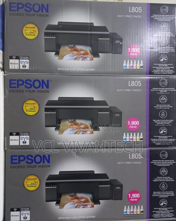 Epson L805 Photo Inkjet Printer - 6-Colour Photo Printer