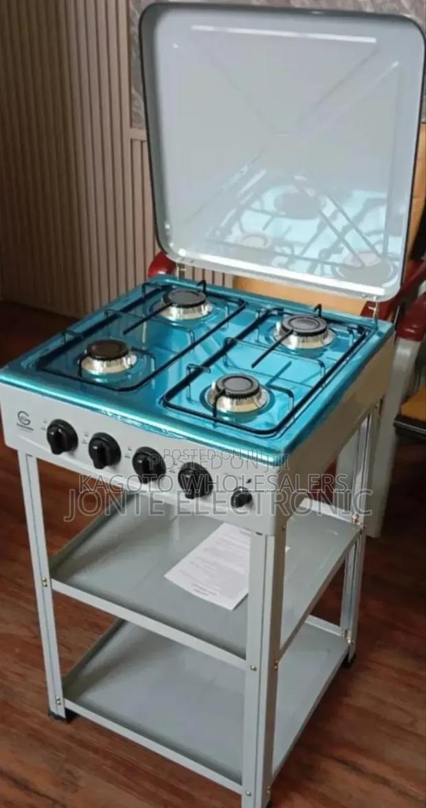 Eurochef Full Gas Standing Cooker With Shelves