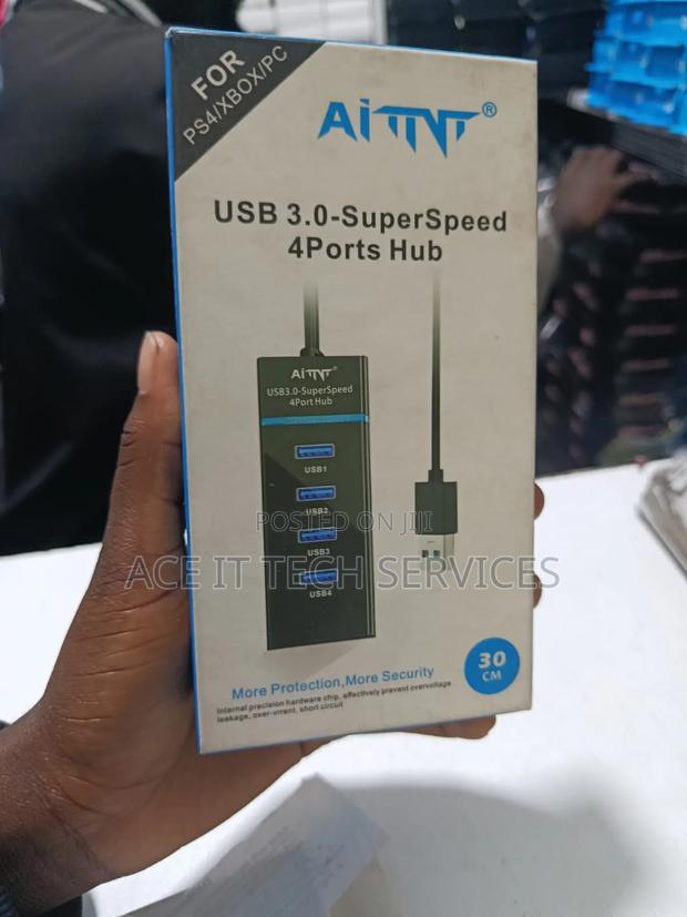 Aint Usb 3.0 -Superspeed 4 Ports Hub 30cm - main view
