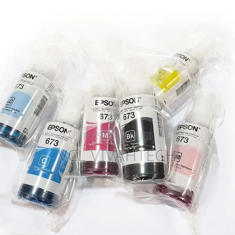 Epson 673 Black Ink Bottle (6 Colour)
