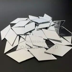 Acrylic Mirror Stickers – Diamond Tiles for Walls