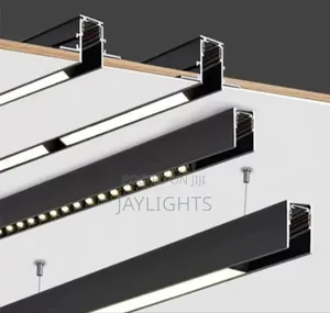 Household Black Color Embedded Magnetic Track Rail