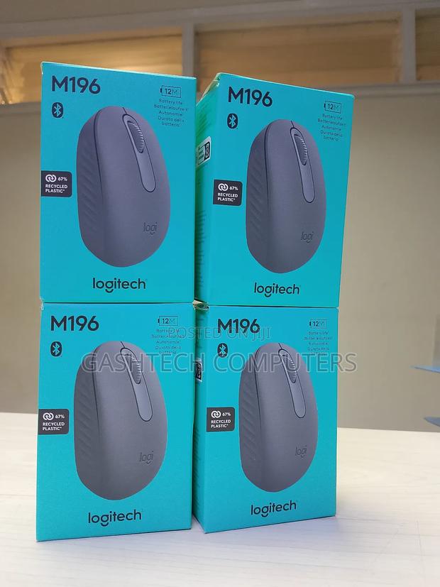 Wireless Logitech M196 Black Mice - main view