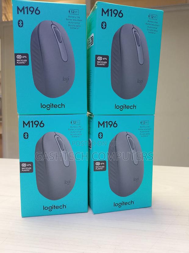 Wireless Logitech M196 Black Mice - thumbnail 2