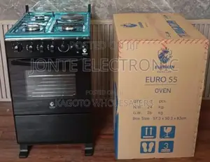 Euroken 3+1 Standing Cooker With Electric Oven Cooker
