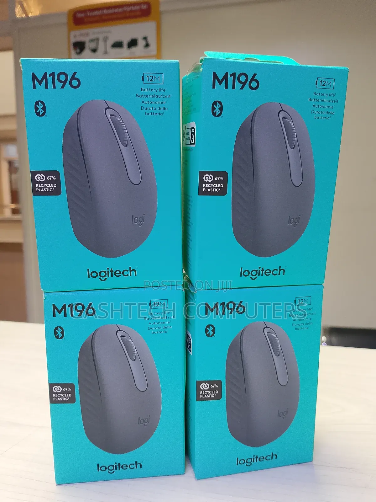 New M196 Logitech Wireless Mouse