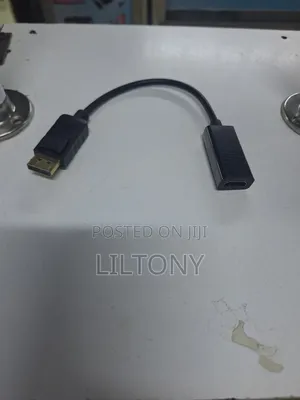 Display Port to Hdmi Adapter Black