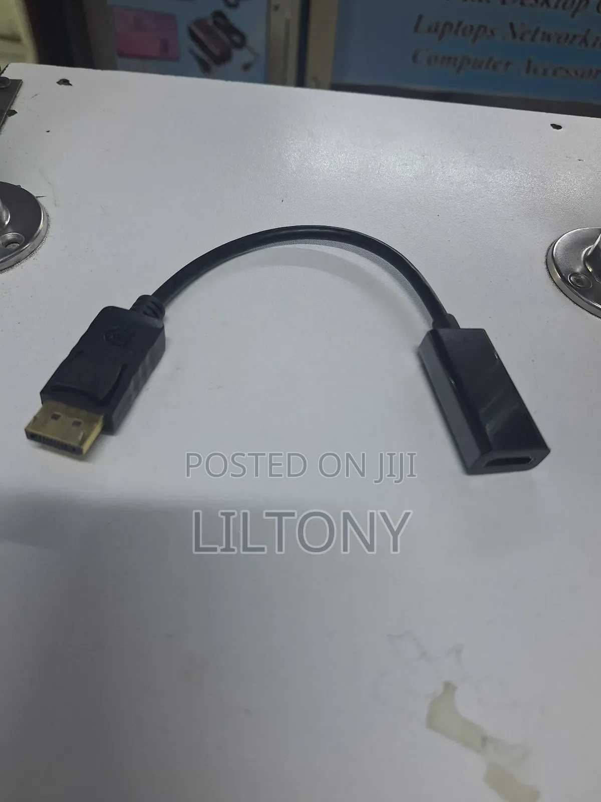 Display Port to Hdmi Adapter Black