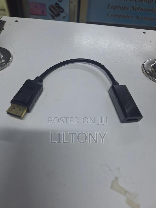 Display Port to Hdmi Adapter Black - thumbnail 3