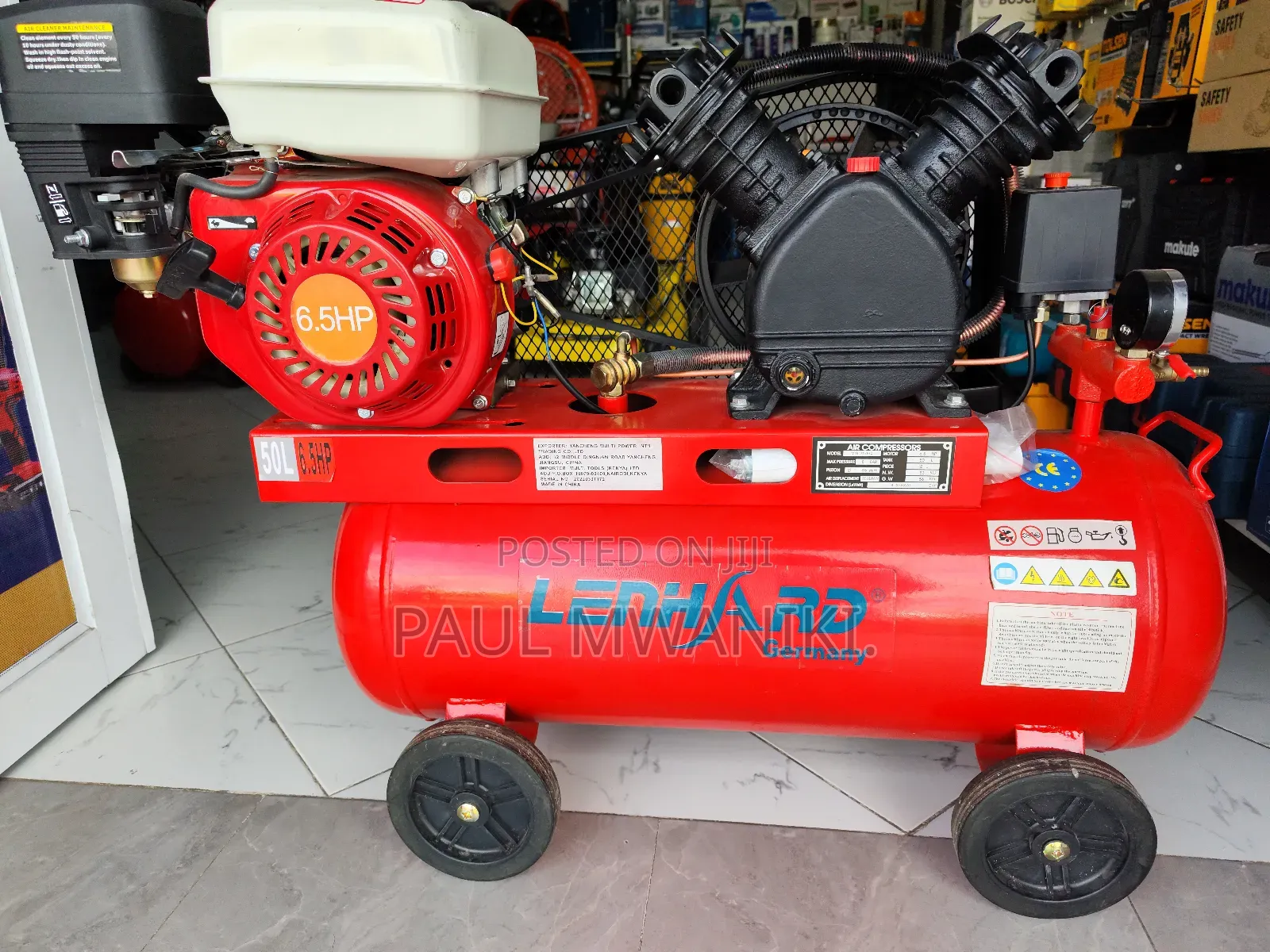 Lenhard 50l Air Compressor