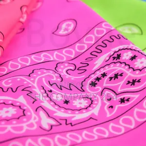 Multi Headwear Scarf Paisley Polyester Cotton Square Bandana