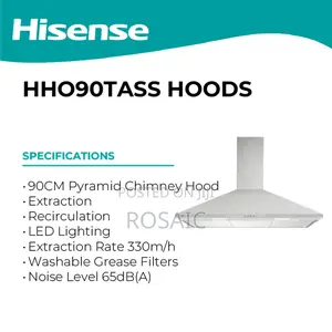 Hisense Cooker Hood Pyramid Chimney 60cmx90cm