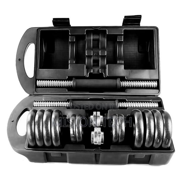 30kg Dumbell Set With Casing* - main view