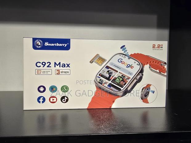 C92 Max Smart Watch With Sim Card Slot - main view