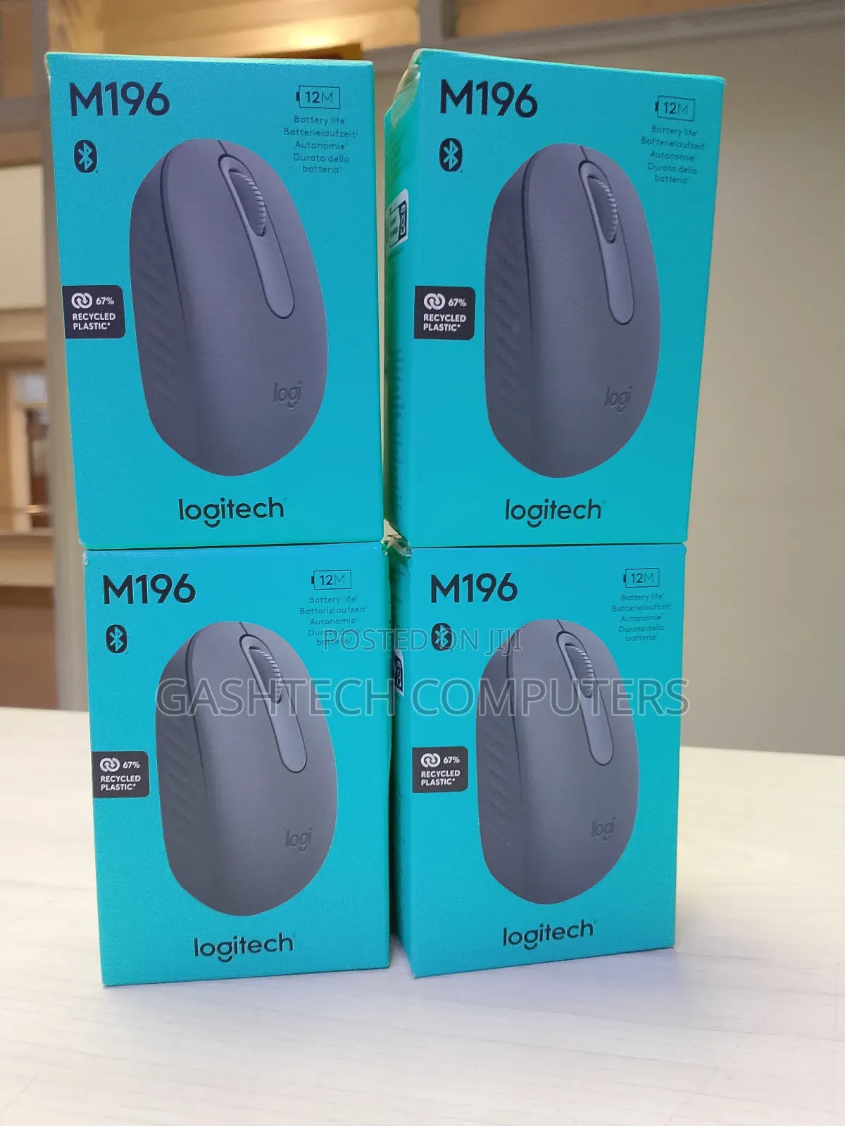 Logitech M196 Graphite ,Upto 12months Battery Life