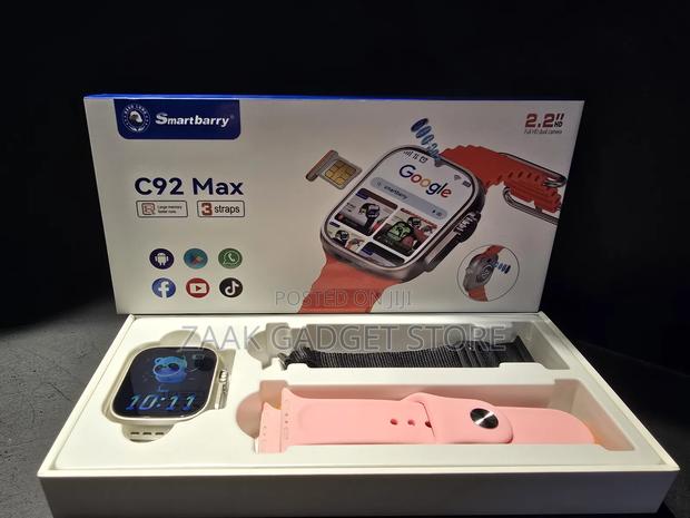 C92 Max Smart Watch With Sim Card Slot - thumbnail 3