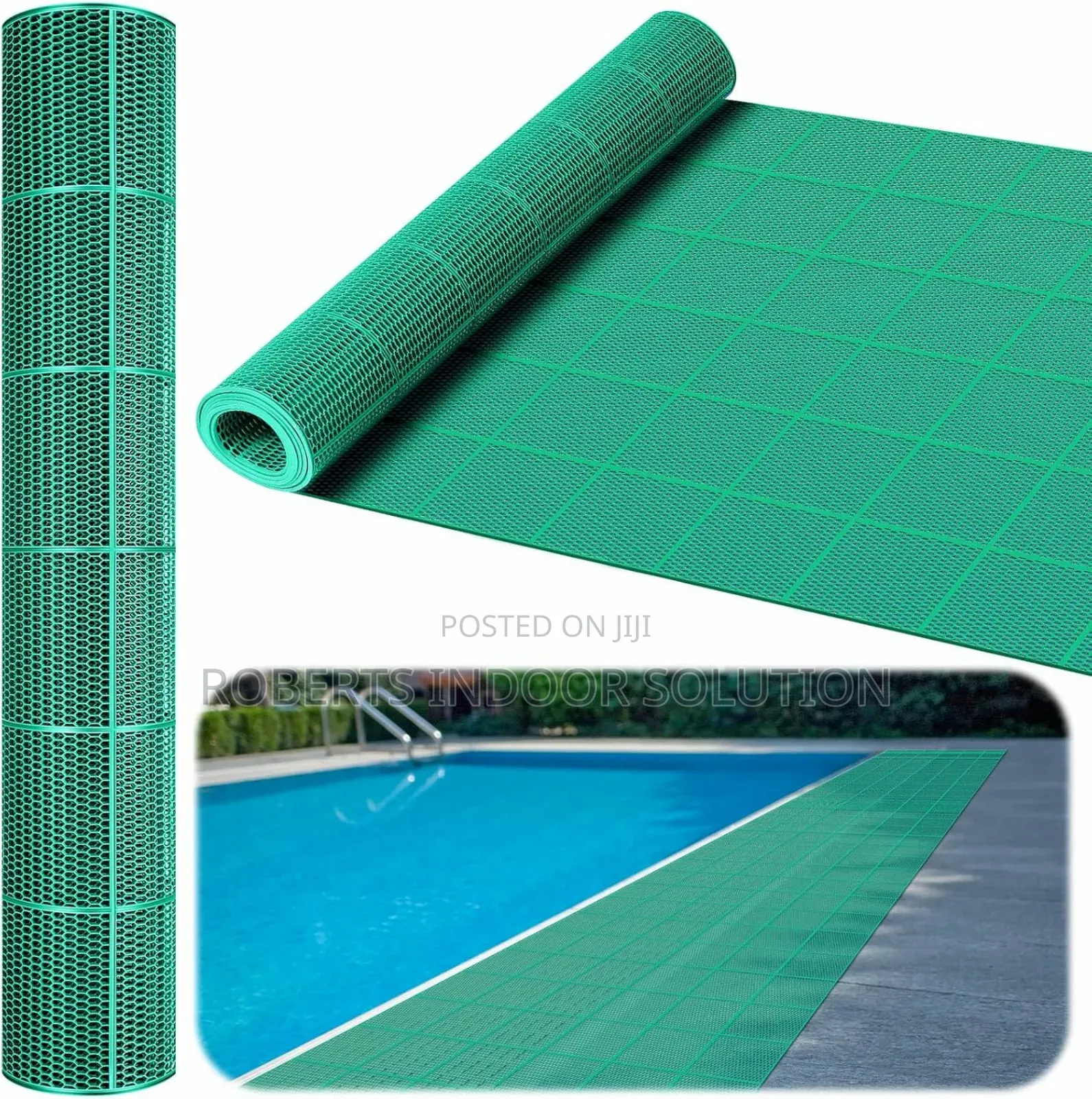 Anti-Slip Green Mat – Durable Runner for Kitchens Halls