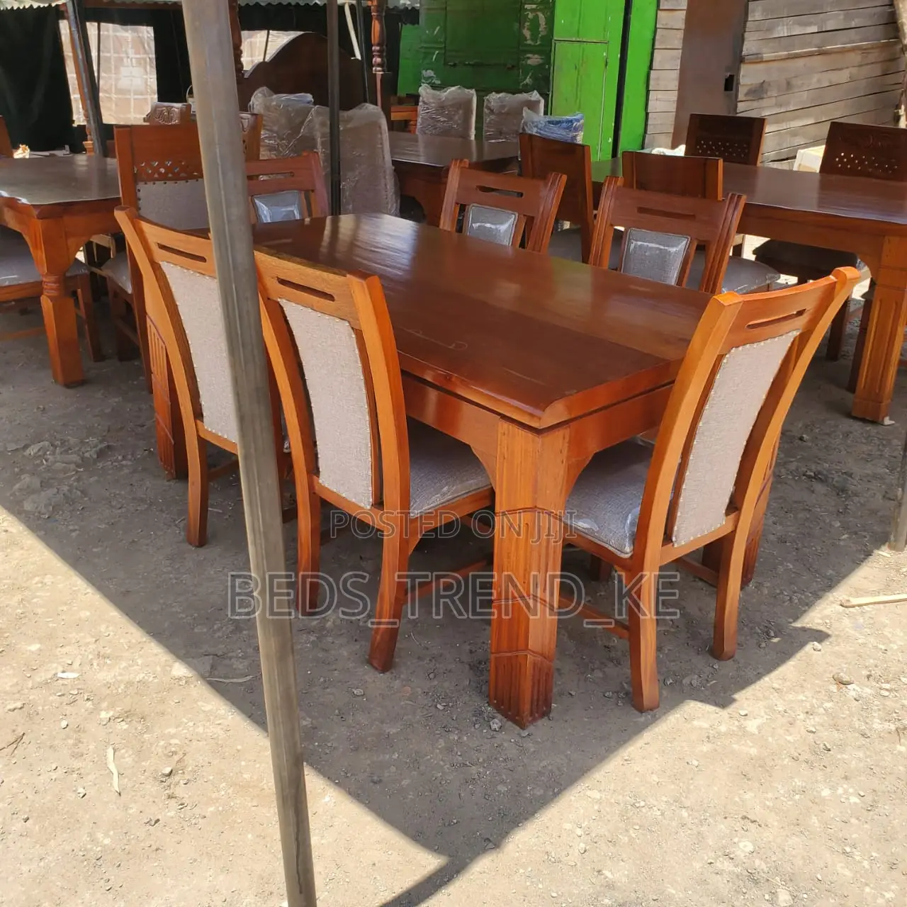 Rustic 6 Seater Modern Dining Set