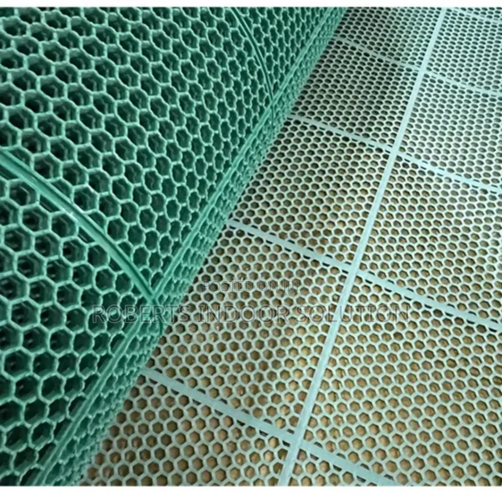 Green PVC Kitchen Mat – Safe Simple to Clean