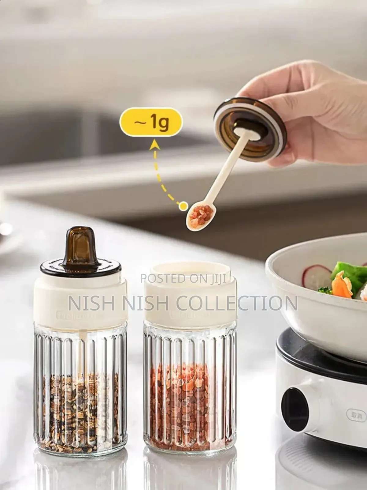 Glass Spice Jars