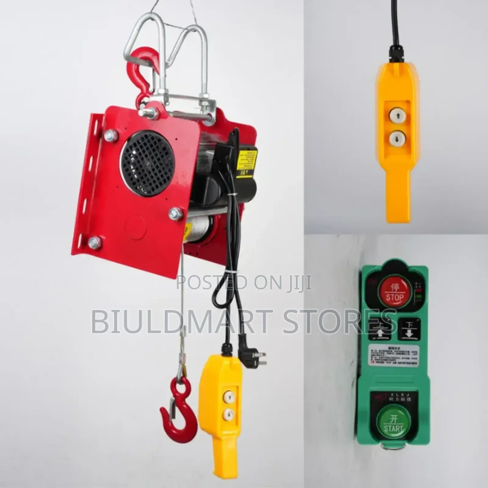 High Lifting Capacity Portable Electric Cable Hoist Winch