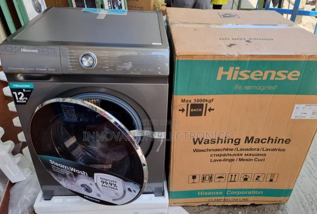 Front Load Hisense Washing Machines 12/7kg Wash and Dry
