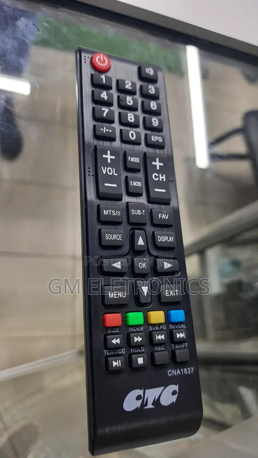CTC Tv Replacement Remote Control Plus Free Batteries.