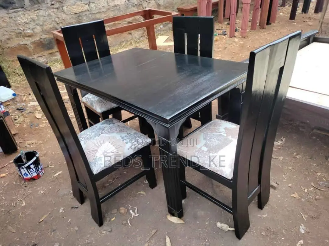 Contemporary 4 Seater Dining Set