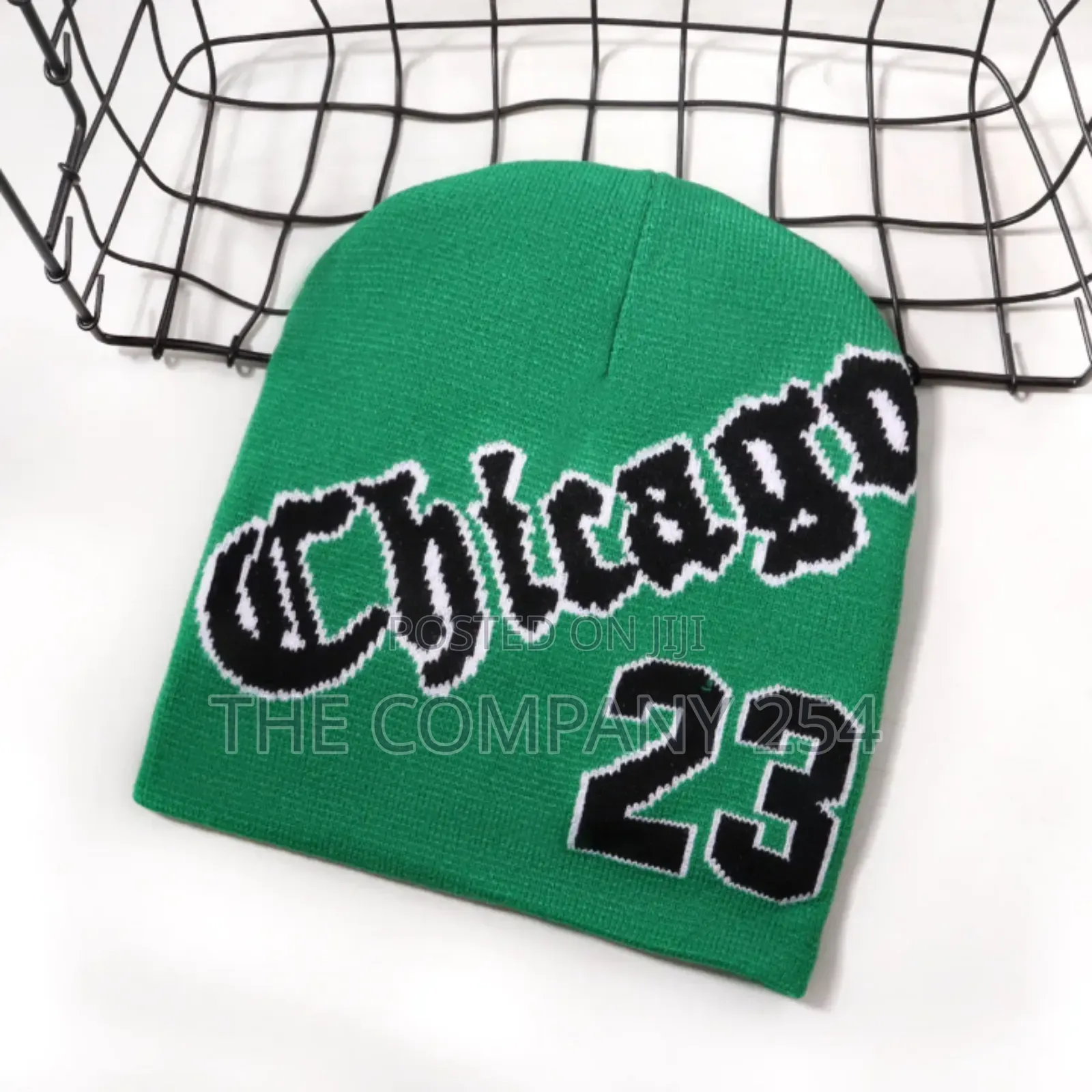 Chicago 23 Jacquard Pattern Hats With Custom Logo Beanie Hat