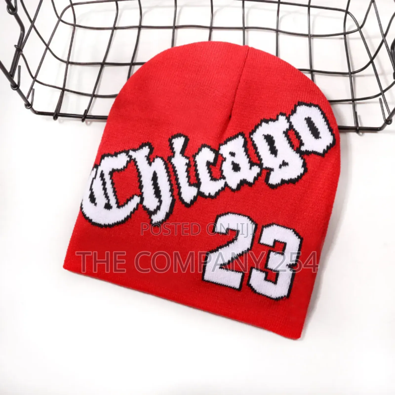 Chicago 23 Jacquard Pattern Hats With Custom Logo Beanie Hat