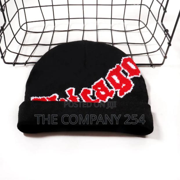 Chicago 23 Jacquard Pattern Hats With Custom Logo Beanie Hat - thumbnail 7