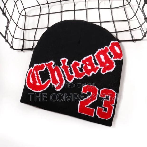 Chicago 23 Jacquard Pattern Hats With Custom Logo Beanie Hat - thumbnail 8