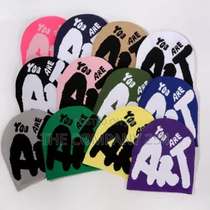 You Are Art Unisex Soft Winter Jacquard Knit Beanie Hat