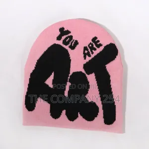 You Are Art Unisex Soft Winter Jacquard Knit Beanie Hat