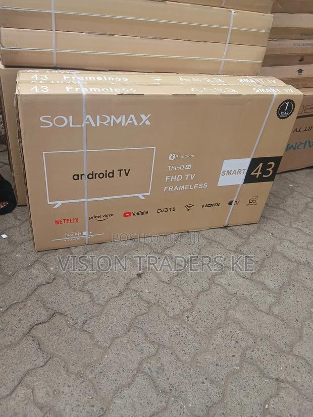 Solarmax 43 Inches Smart Android Frameless Tv - thumbnail 2
