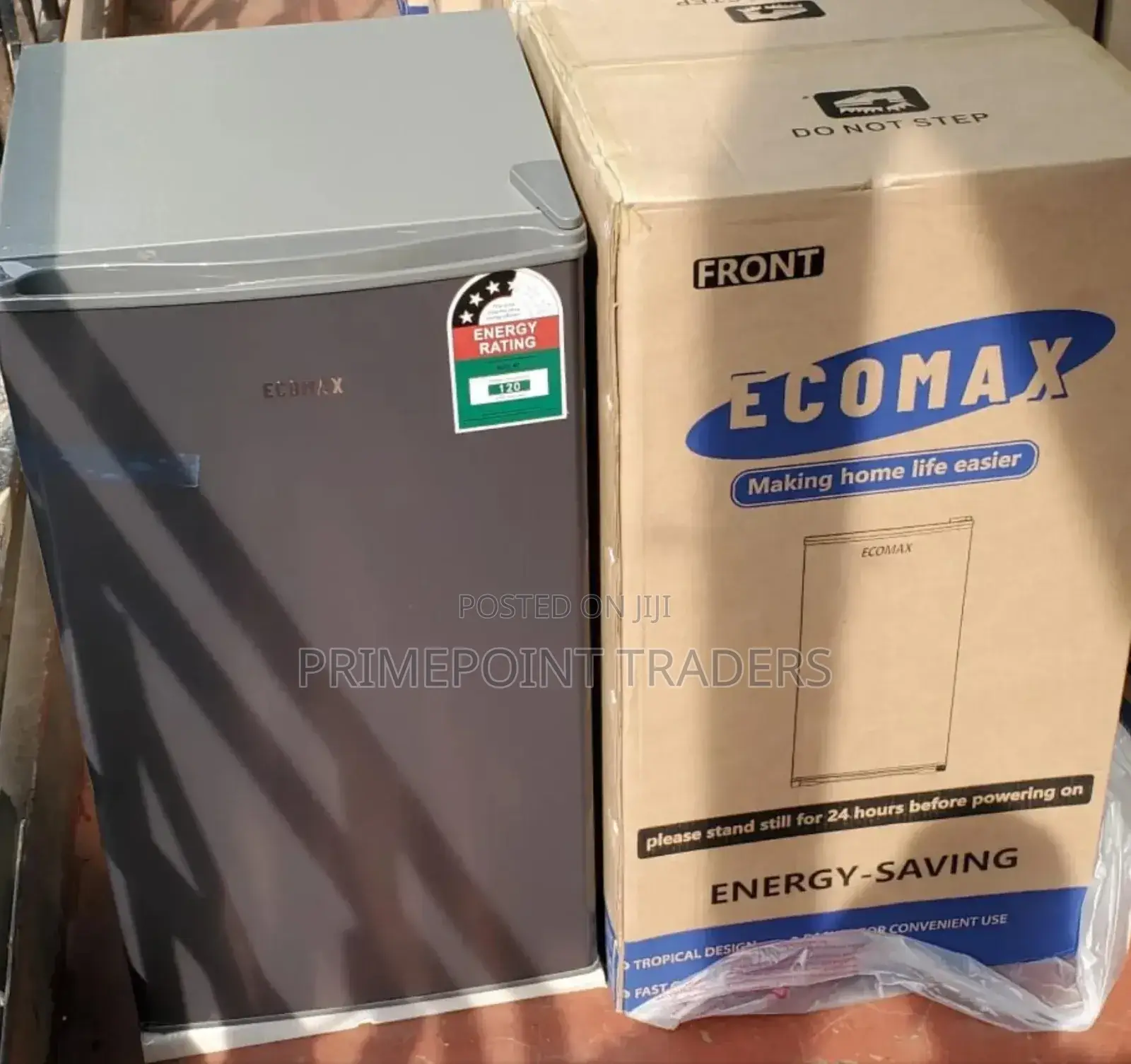 Ecomax 90 Litres Dark Silver Single Door Refrigerator (Grey)