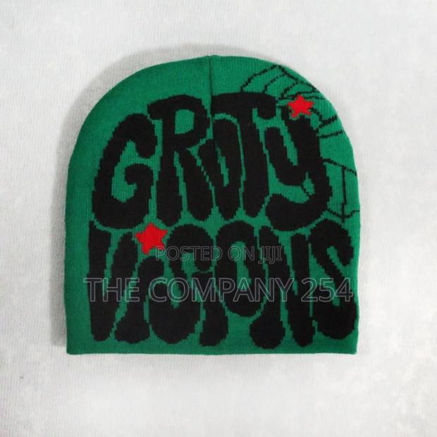Gravity Visions Unisex Design Print Jacquard Knit Beanie Hat - thumbnail 2