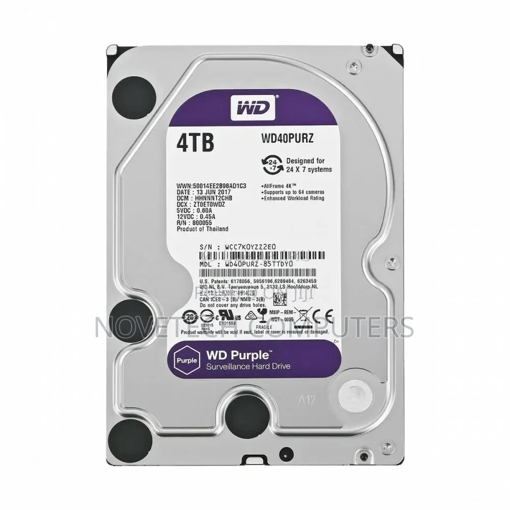 Wd 4tb Surveillance Hard Disk